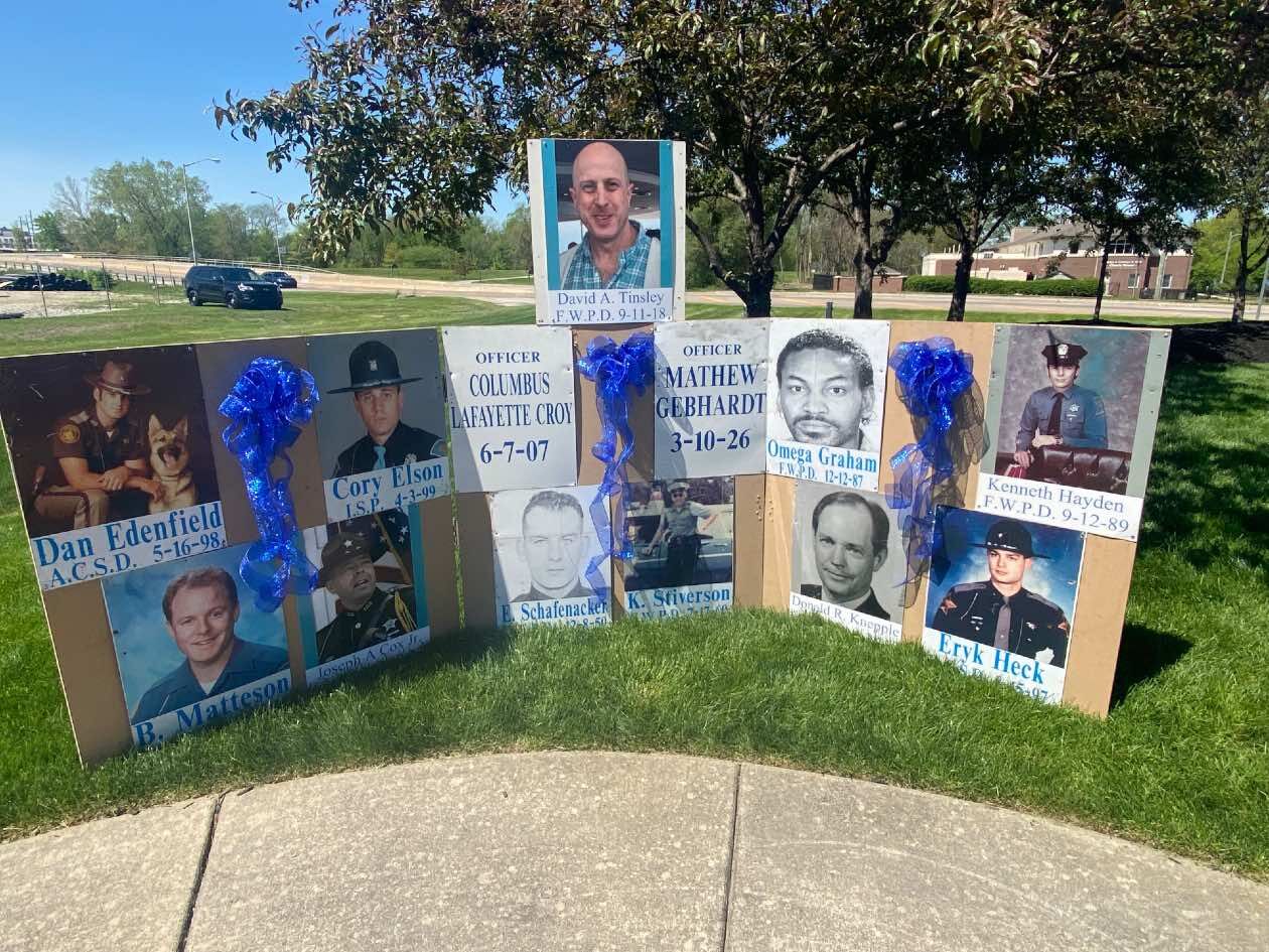 Allen County law enforcement officers who have lost their lives in the line of duty.